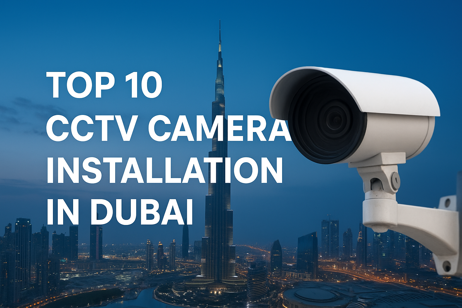 Top 10 CCTV Camera Installation in Dubai