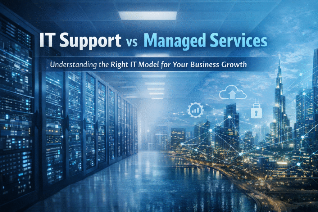The Difference Between IT Support and Managed Services - Brightapollo Dubai