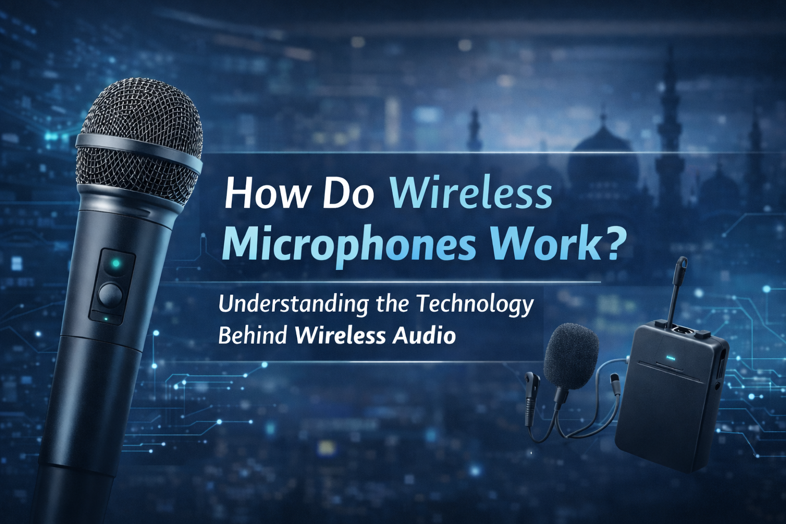 how do wireless microphones work